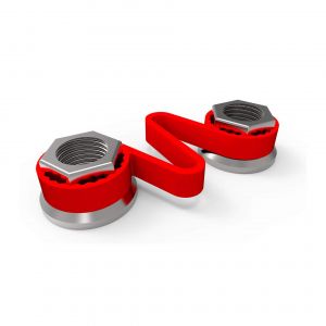 Checklink Wheel Nut Retainers - Red