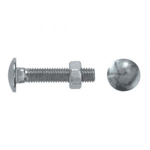 Metric Coach Bolts and Nuts (pair)